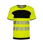 Korntex Hi-Vis T-Shirt mit Druckfläche, Signal Orange/Black S, KX1000 – Bild 3