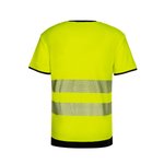 Korntex Hi-Vis T-Shirt mit Druckfläche, Signal Orange/Black S, KX1000 – Bild 4