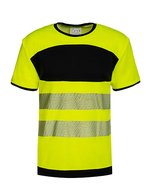 Korntex Hi-Vis T-Shirt mit Druckfläche, Signal Orange/Black S, KX1000 – Signal Yellow/Black