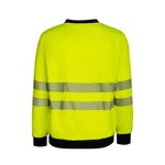Korntex EOS Hi-Vis Sweatshirt mit Druckfläche, Signal Orange/Black S, KX1001 – Bild 4