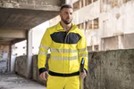 Korntex Hi-Vis Softshelljacke mit Druckfläche, Signal Orange/Black S, KX1003 – Bild 2