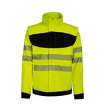 Korntex Hi-Vis Softshelljacke mit Druckfläche, Signal Orange/Black S, KX1003 – Bild 3