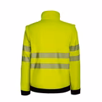 Korntex Hi-Vis Softshelljacke mit Druckfläche, Signal Orange/Black S, KX1003 – Bild 4