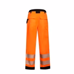 Korntex Hi-Vis Arbeits­hosen mit Druckflächen, Signal Orange/Black 24, KX1005 – Bild 4