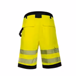 Korntex Hi-Vis Workwear Shorts mit Reflektoren, Signal Yellow/Black 48, KX1006 – Bild 4