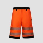 Korntex Hi-Vis Workwear Shorts mit Reflektoren, Signal Orange/Black 46, KX1006 – Bild 5