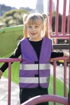 Korntex Gilet de sécurité avec bandes réfléchissantes pour enfants, Blue S (7-12 Jahre), KX100K – image 2