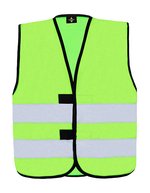 Korntex Sicherheitsweste mit Reflexstreifen für Kinder – Lime Green
