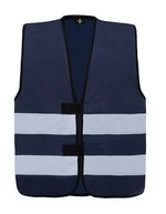Korntex Sicherheitsweste mit Reflexstreifen für Kinder, Yellow/Orange S (7-12 Jahre), KX100K – Navy