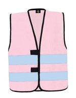 Korntex Sicherheitsweste mit Reflexstreifen für Kinder, Yellow/Orange S (7-12 Jahre), KX100K – Pink