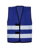Korntex Sicherheitsweste mit Reflexstreifen für Kinder, Yellow/Orange S (7-12 Jahre), KX100K – Royal Blue