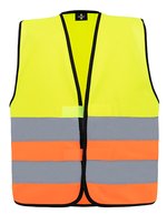 Korntex Sicherheitsweste mit Reflexstreifen für Kinder – Yellow/Orange