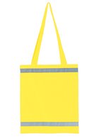 Korntex Warnsac® Reflektierende Einkaufstasche, Black ca. 38 x 42 cm, KX105 – Signal Yellow