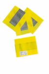 Korntex Hi-Vis Roll Reflectors Set with Velcro Closure, Signal Yellow 10.5 x 12.5 cm, KX106 – image 3