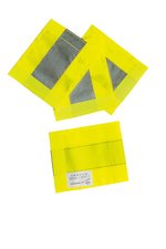 Korntex Hi-Vis Rollflektoren Set mit Klettverschluss, Signal Yellow 10.5 x 12.5 cm, KX106 – Bild 3