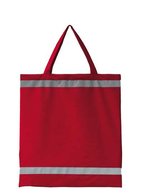 Korntex Warnsac® Reflektierende Einkaufstasche 38x42 cm, Black ca. 38 x 42 cm, KX109 – Rouge