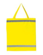 Korntex Warnsac® Reflektierende Einkaufstasche 38x42 cm, Black ca. 38 x 42 cm, KX109 – Signal Jaune