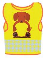 Korntex Sicherheitsweste Kinder Funtastic Wildlife – Dog Yellow