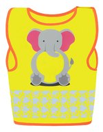 Korntex Sicherheitsweste Kinder Funtastic Wildlife – Elephant Yellow