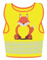 Korntex Sicherheitsweste Kinder Funtastic Wildlife – Fox Yellow