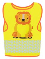 Korntex Sicherheitsweste Kinder Funtastic Wildlife, Dog Yellow XS (3-6 Jahre), KX119K – Lion Yellow