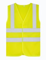 Gilet de securite enfants Esbjerg - 4 bandes reflechissantes – Signal Jaune