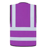 Korntex Hi-Vis Warnweste mit 4 Reflexstreifen, Signal Yellow XL, KX140 – Bild 4