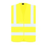 Korntex Hi-Vis Warnweste mit 4 Reflexstreifen, Signal Yellow XL, KX140 – Bild 6