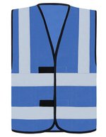 Hi-Vis Warnweste mit 4 Reflexstreifen – Blue