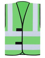 Hi-Vis Warnweste mit 4 Reflexstreifen – Green
