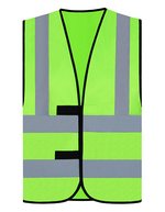 Korntex Hi-Vis Warnweste mit 4 Reflexstreifen, Signal Yellow XL, KX140 – Vert neon