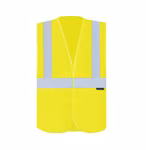 Korntex Gilet di Sicurezza Hi-Vis con 3 Riflettori, Signal Yellow XL, KX141 – immagine 3