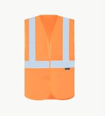 Korntex Hi-Vis Sicherheitsweste mit 3 Reflektoren, Signal Orange L, KX141 – Bild 5