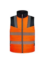 Korntex Hi-Vis Wendbarer Softshell Bodywarmer Elbrus, Signal Orange S, KX143 – Bild 3