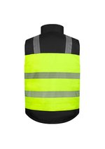 Korntex Hi-Vis Wendbarer Softshell Bodywarmer Elbrus, Signal Orange S, KX143 – Bild 7