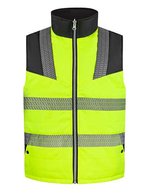 Korntex Hi-Vis Wendbarer Softshell Bodywarmer Elbrus, Signal Orange S, KX143 – Signal Yellow