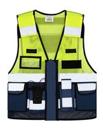 Mesh Tactical Vest Sparta – Navy/Signal Yellow