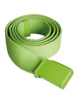 Korntex Trendiger Polyester-Gürtel Basel, 4 cm, Anthracite One Size, KX153 – Verde lime
