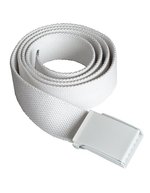 Korntex Trendiger Polyester-Gürtel Basel, 4 cm, Anthracite One Size, KX153 – Bianco
