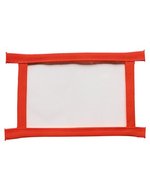 Korntex Attachable ID Pocket Kriens, reflektierend, Black 10 x 7,5 cm, KX154 – Segnale Arancione