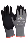 Korntex Elastische Nitrilschaum-Handschuhe Izmir, Black/Grey 6, KX157 – Bild 4