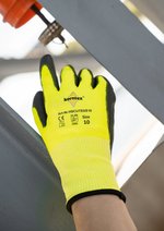 Korntex Schnittschutz-Handschuhe Adana Nylon-Glasfaser, Yellow/Black 7, KX160 – Bild 1