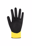 Korntex Schnittschutz-Handschuhe Adana Nylon-Glasfaser, Yellow/Black 7, KX160 – Bild 4