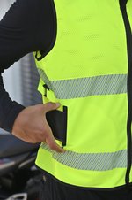Hi-Vis Mesh Motorcycle Safety Vest “Naxos” – Bild 5