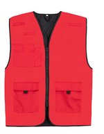 Korntex Padded Multifunctional Work Vest Kiel CO² Neutral Signal Orange S (KX166) – Red