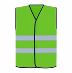 Korntex Comfort Warnweste Soltau CO² Neutral, Signal Yellow S/M, KX167 – Bild 3