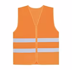 Korntex Komfort Mesh Warnweste Rhodes CO² Neutral, Signal Orange 4XL/5XL, KX169 – immagine 3