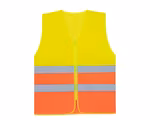 Korntex Komfort Mesh Warnweste Rhodes CO² Neutral, Signal Orange 4XL/5XL, KX169 – immagine 5