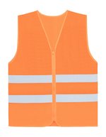 Korntex Komfort Mesh Warnweste Rhodes CO² Neutral, Signal Orange 4XL/5XL, KX169 – Bild 2