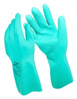Nitrile Gloves Velourised Ankara – Green